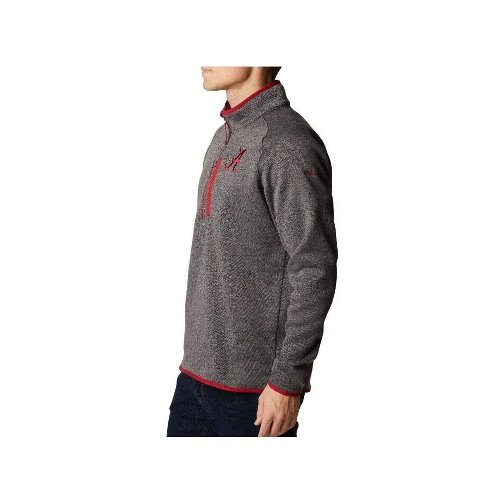 Columbia Charcoal Alabama Crimson Tide‎ Canyon Point 1/2 Zip Fleece Sweater 2XL